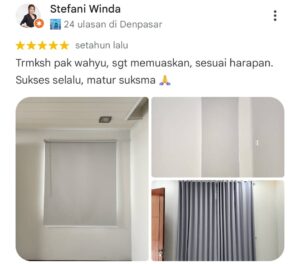 Testimoni Bali Gorden Blinds
